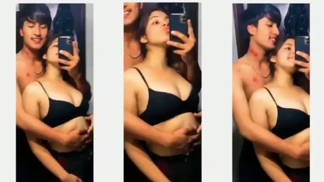 Watch Sexy Indian Couple Mirror Post-Fuck Cuddle With Hickeys - আয়নায় হিকি দেখিয়ে গরম চোদার পর কাছে জড়িয়ে ধরল 🔥 full viral video leaked BD
