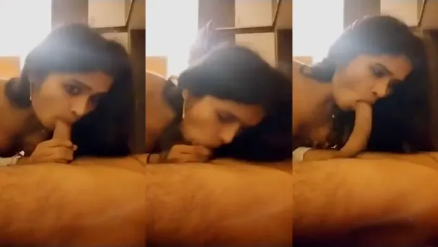 Desi Hot GF Ne Pyaar Se Chusa BF Ka Kadak Lund - Bedroom Mein Sensual Blowjob Masti Full HD 🔥