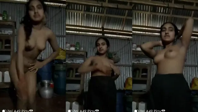 Watch 🔥 Skinny Bangladeshi Teen Nude Dancing for Desi BF - 18+ হট স্কিনি বাংলাদেশী টিন মেয়ের ন্যাংটা নাচ ভিডিও দেখুন! full viral video leaked