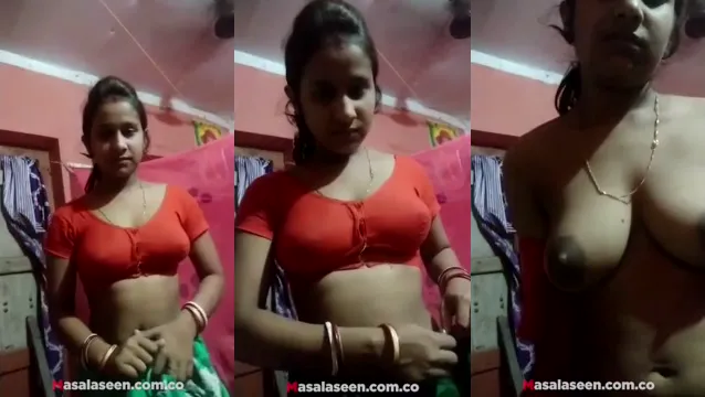 Watch Slim Sexy Bhabhi Boobs Pressed Hard By Desi BF - স্লিম সেক্সি ভাবীর মোটা বুক চুষে চোদা 🔥 full viral video leaked BD