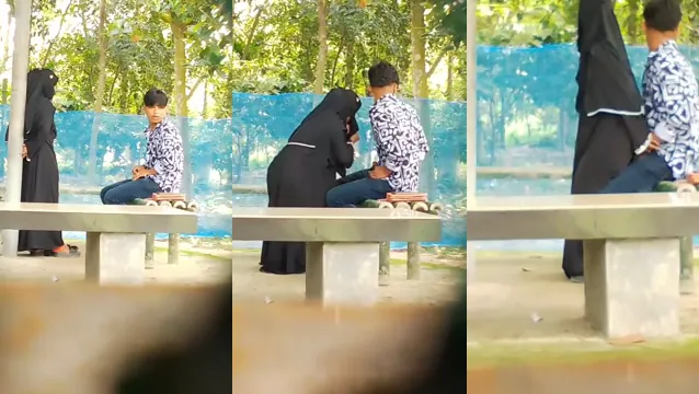 Watch Horny Hijabi Girl Risky Park Bench Suck And Ride Public Leak - পার্ক বেঞ্চে হিজাবি মেয়ের গোপন চোদাচুদি 🔥 full viral video leaked BD