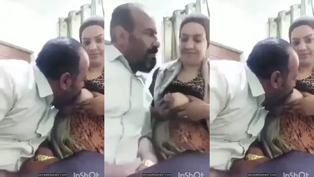 Hot Muslim Aunty Big Boobs Sucked by Desi BF - মুসলিম আন্টির বিশাল বুক চেপে চুষে পাগল করে দিলো 🔥