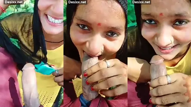 Desi Girl Jungle Outdoor Blowjob With BF - জঙ্গলে গরম দেশি মেয়ের মুখে নিয়ে চুষে দিলো 🔥